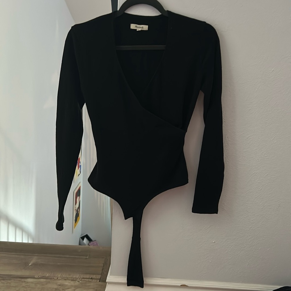 madewell black bodysuit